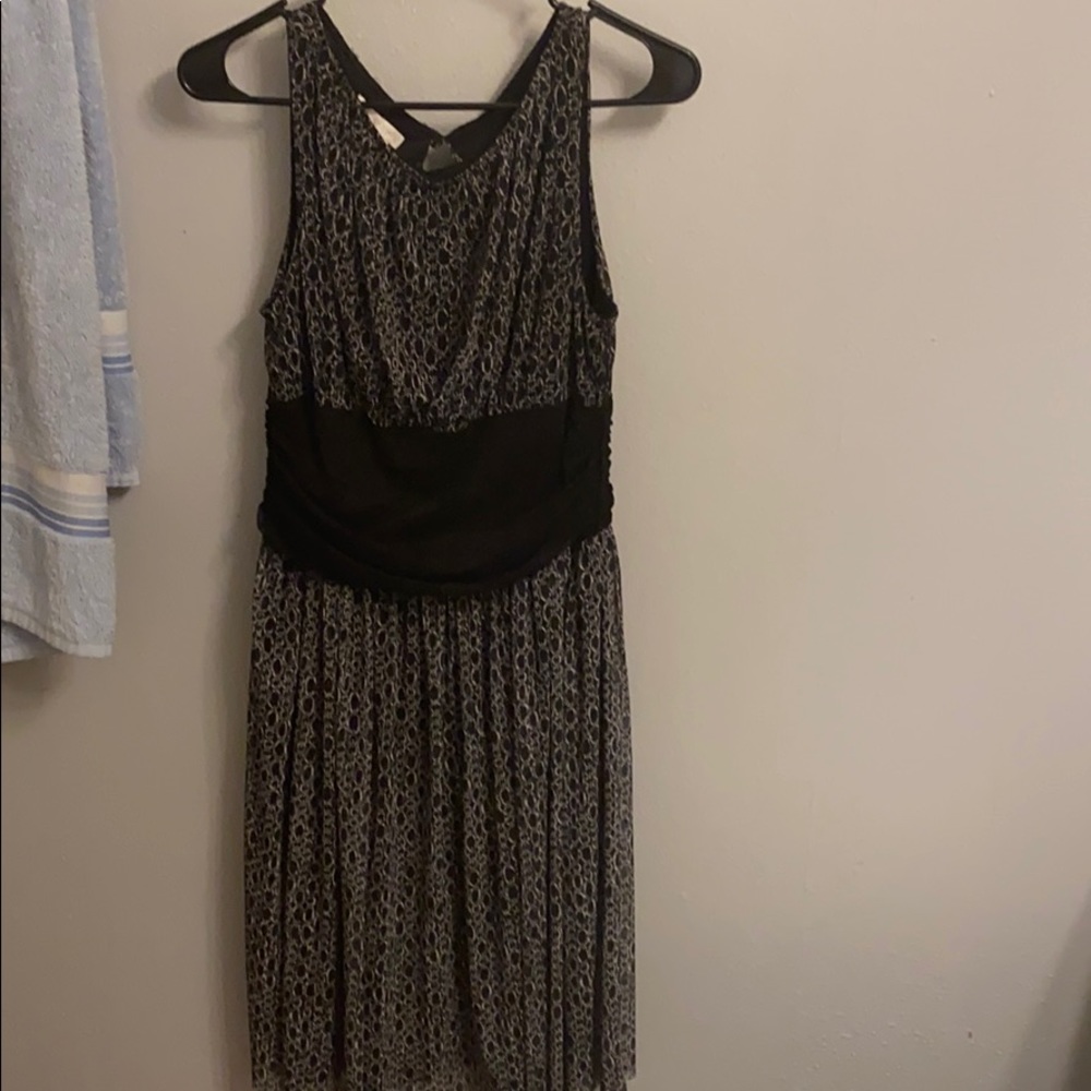 A London Times Black chain link dress